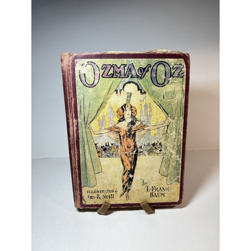 L. Frank Baum Ozma of Oz Illustrated Hardcover 1907 Reilly & Lee FAIR